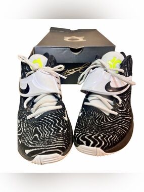 Nike KD 14 TB Black & White Men's Basketball Sneaker DA7850-001 Shoes Size 8